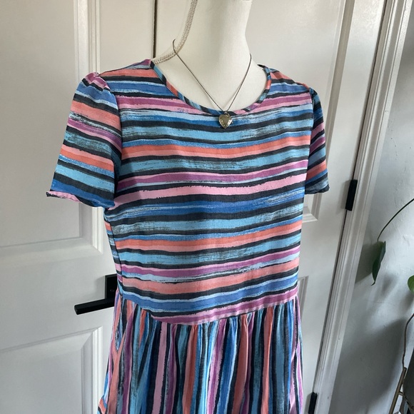 Multicolor Striped Dress - Picture 2 of 4